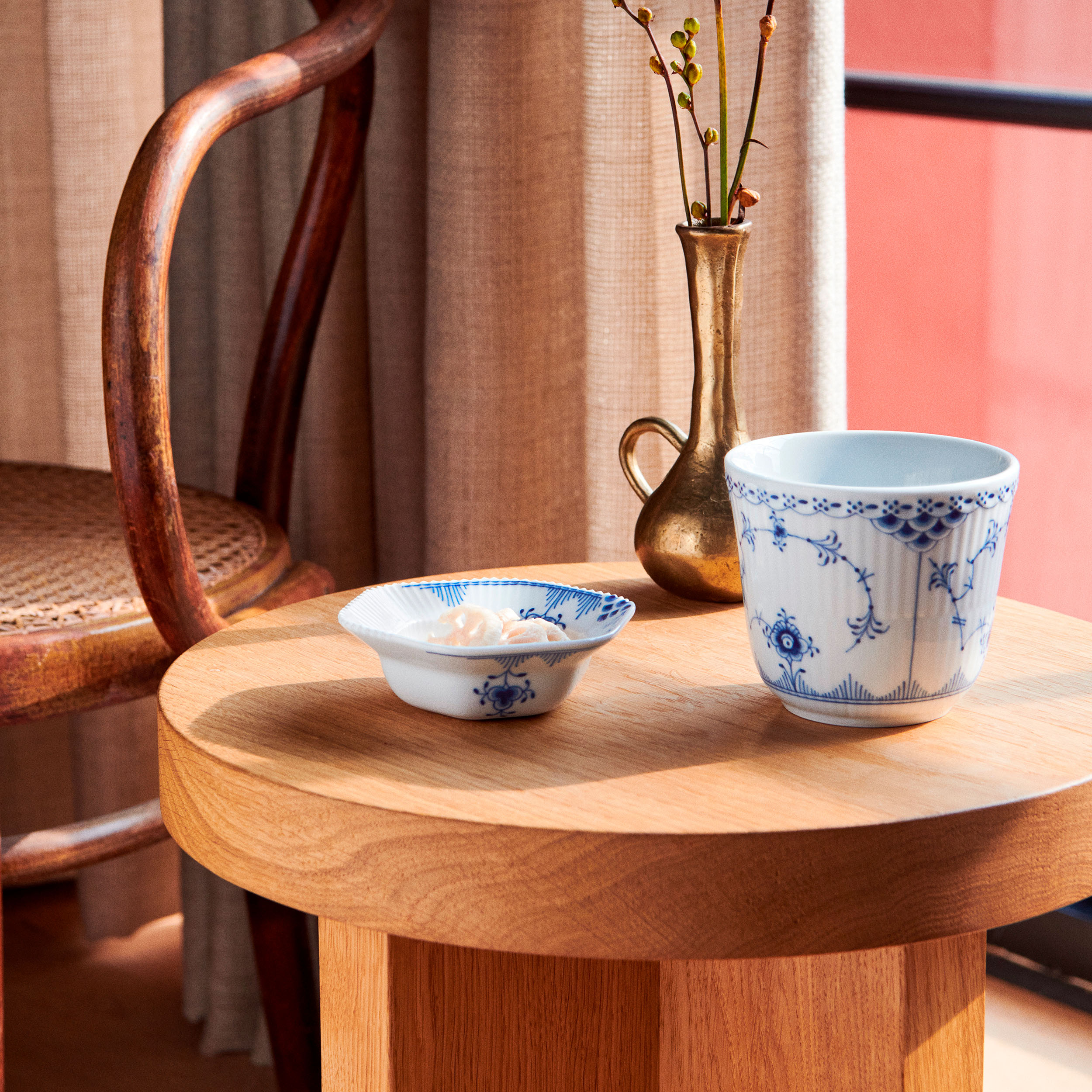 Blå Elements skål, 10 cl